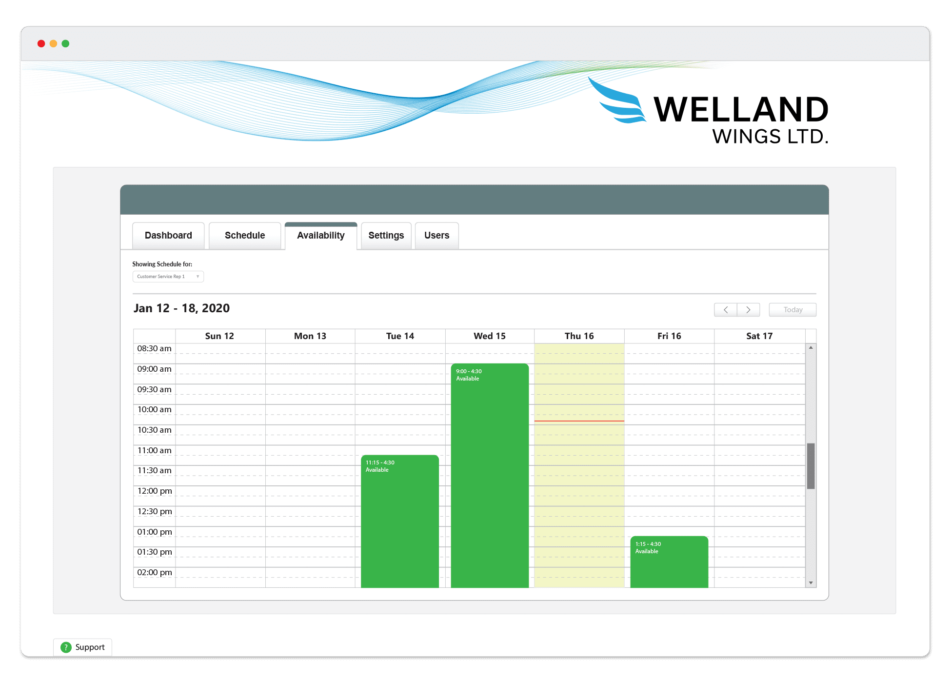 Scheduling Availability
