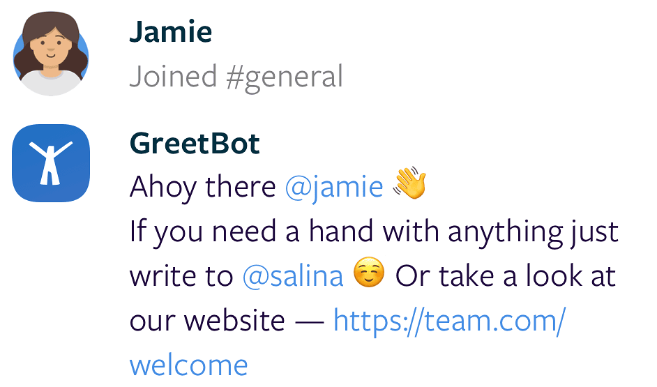 GreetBot