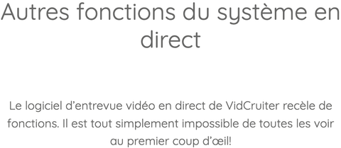 LIVE fr additional Features