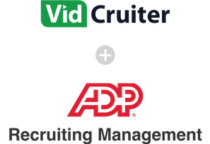 VidCruiter + ADP Recruiting Management