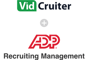 VidCruiter + ADP Recruiting Management