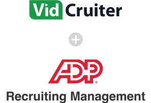 VidCruiter + ADP Recruiting Management