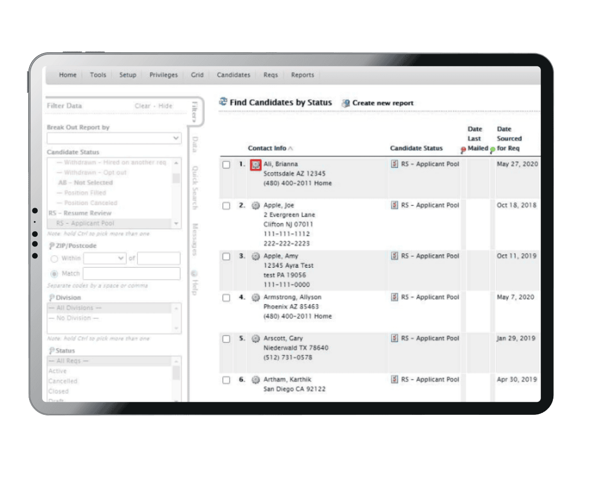 VidCruiter Connector for ADP Recruiting Management