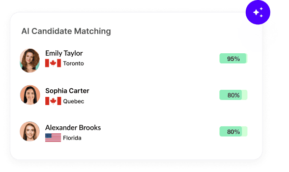 AI candidate matching