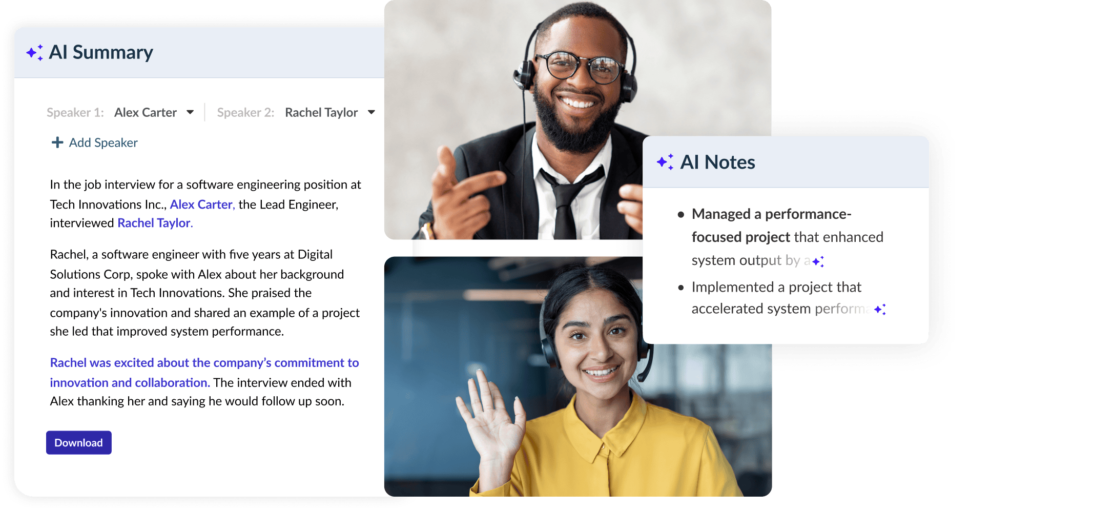 AI Interview Notes and Summaries