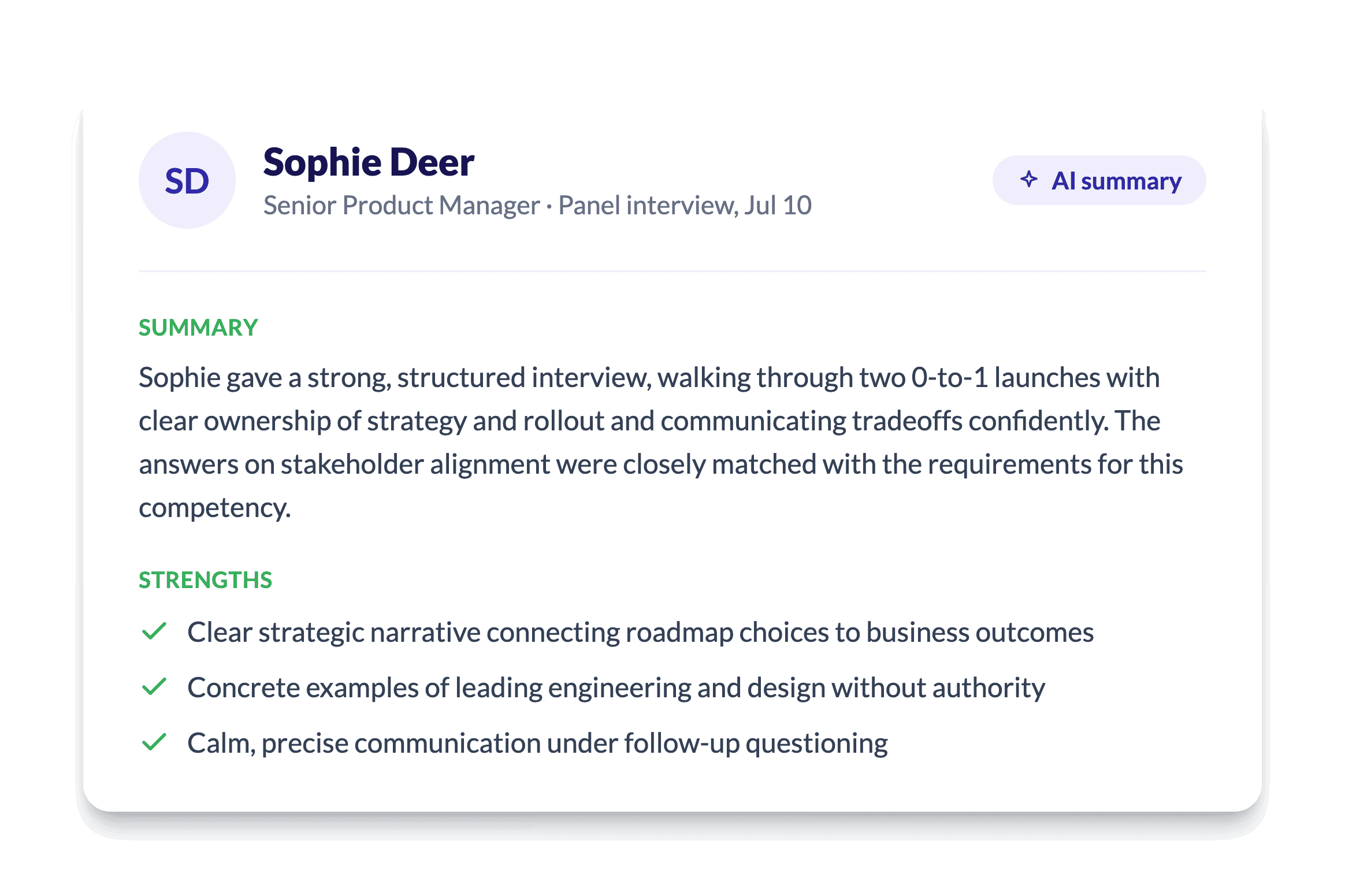 AI Interview Notes