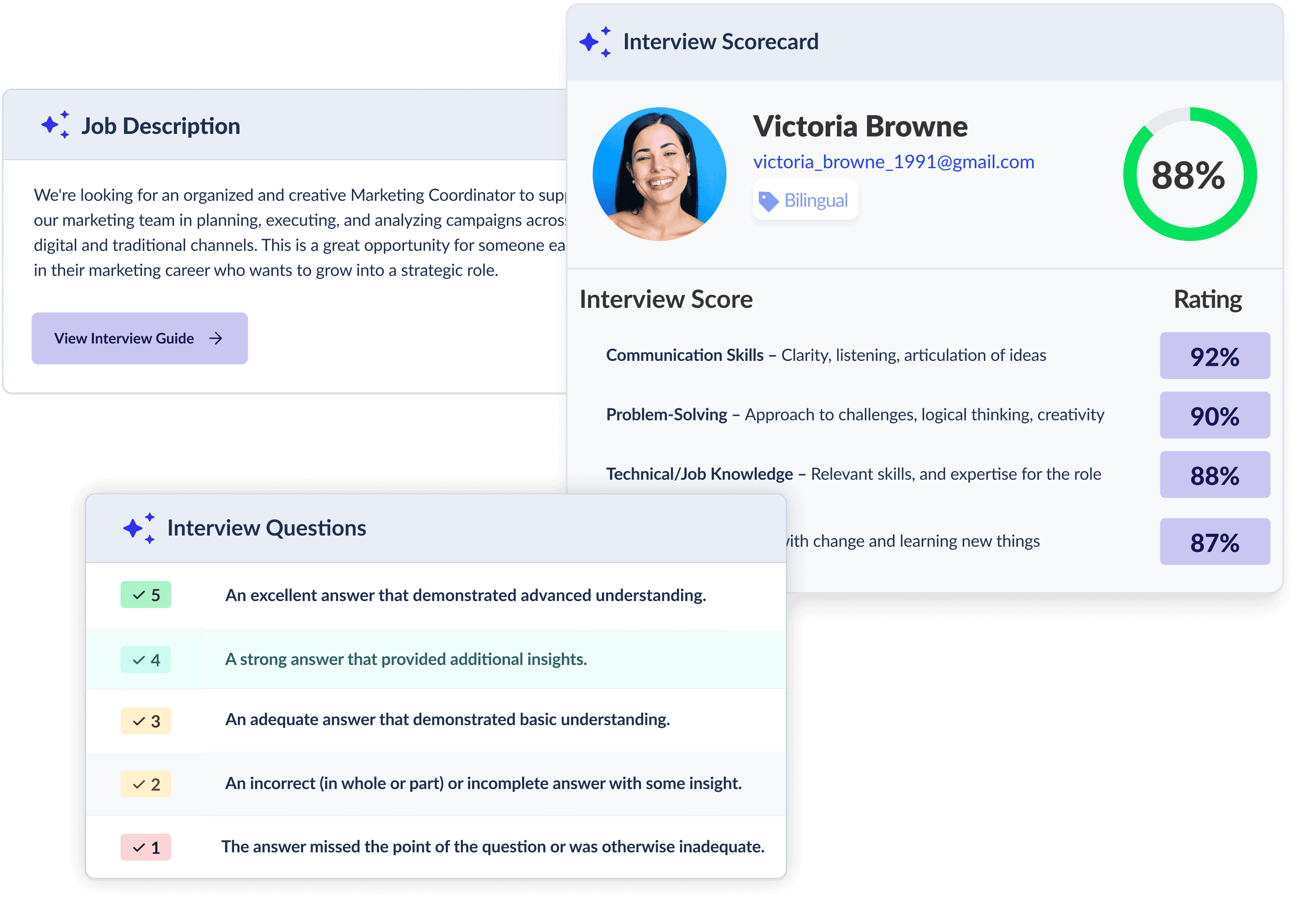 Automated Interview Guides