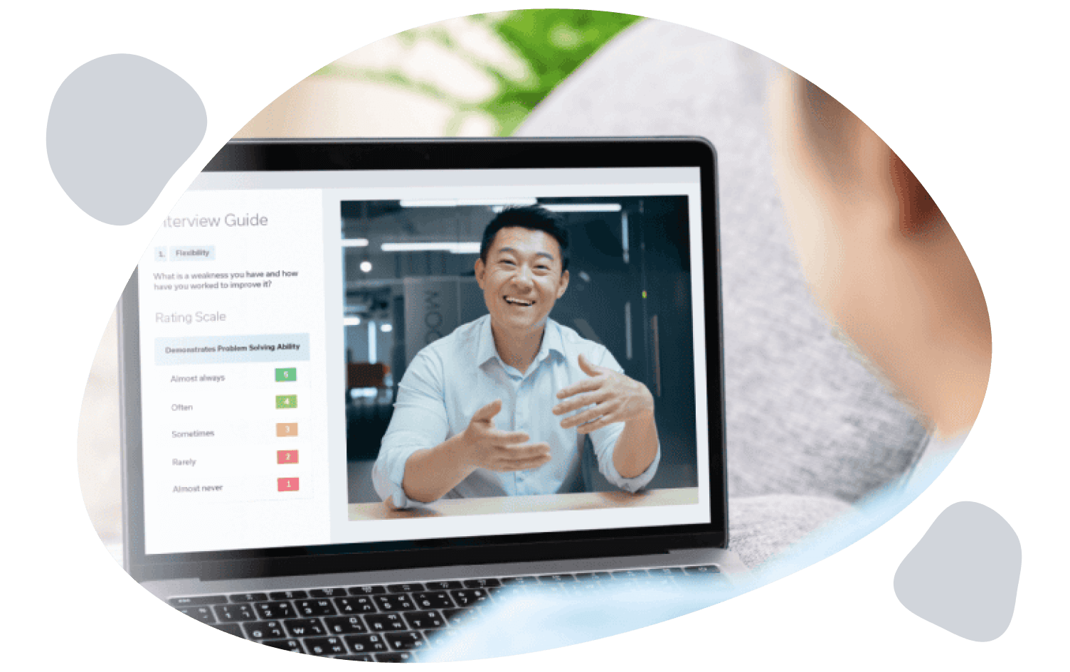 Bias reduction with structured interviews