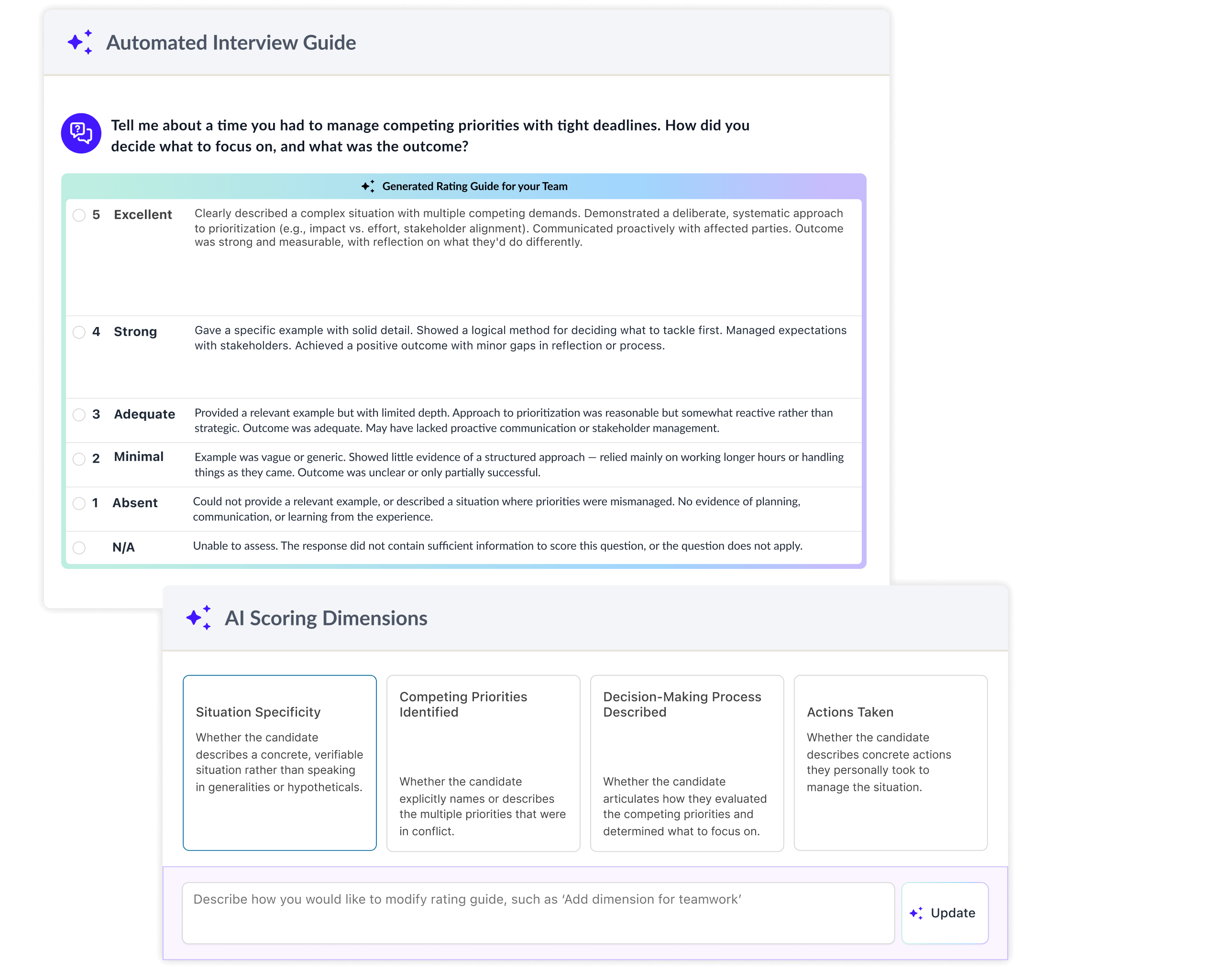 Build the scorecard