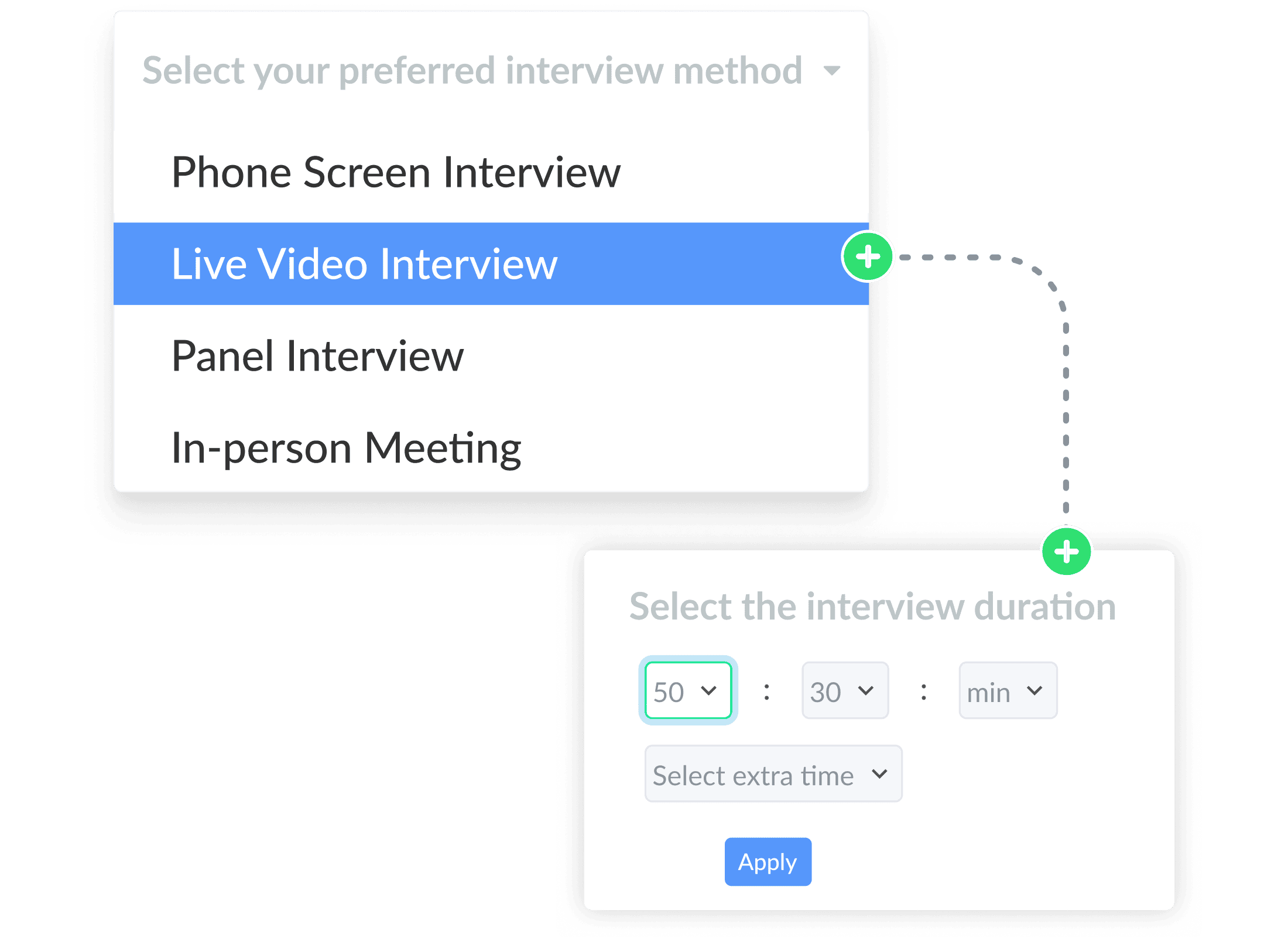 Choose the interview format