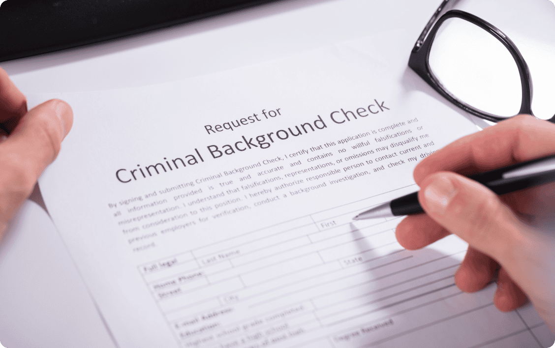 Clean background check