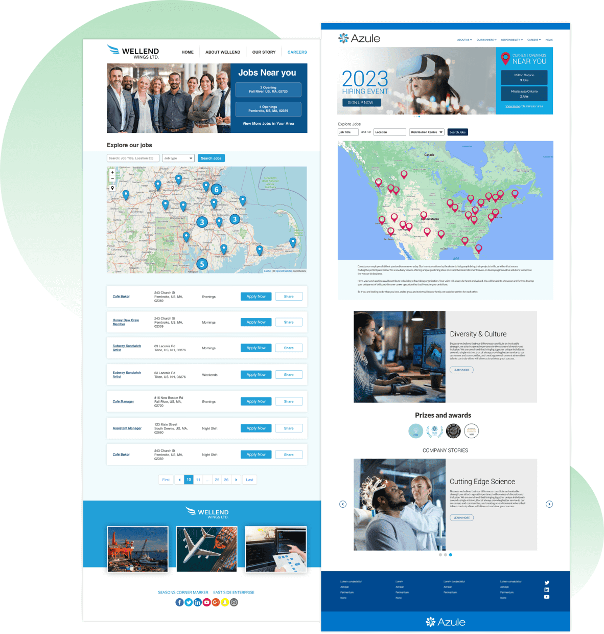 Custom Career page solutions