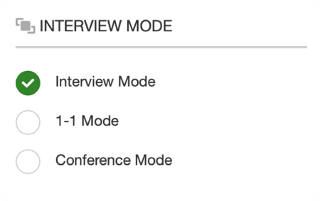 Change Interview Mode