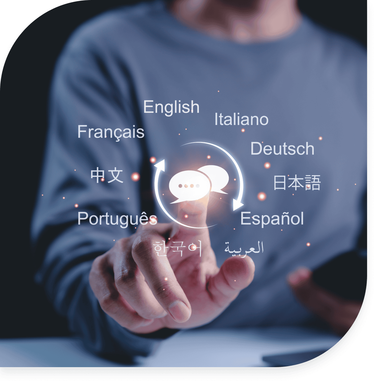 Multilingual recruitment software hero