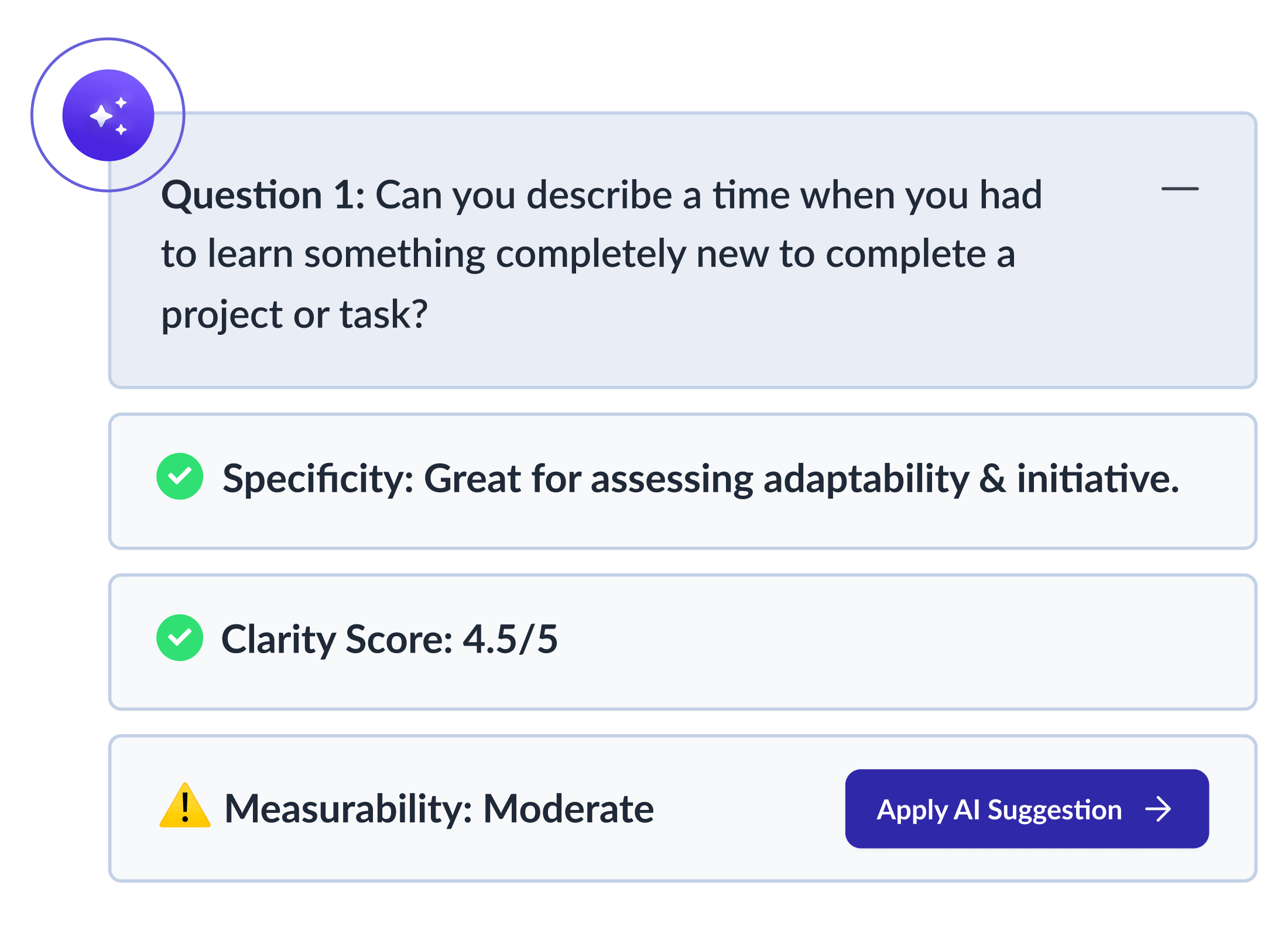 Question Quality Check