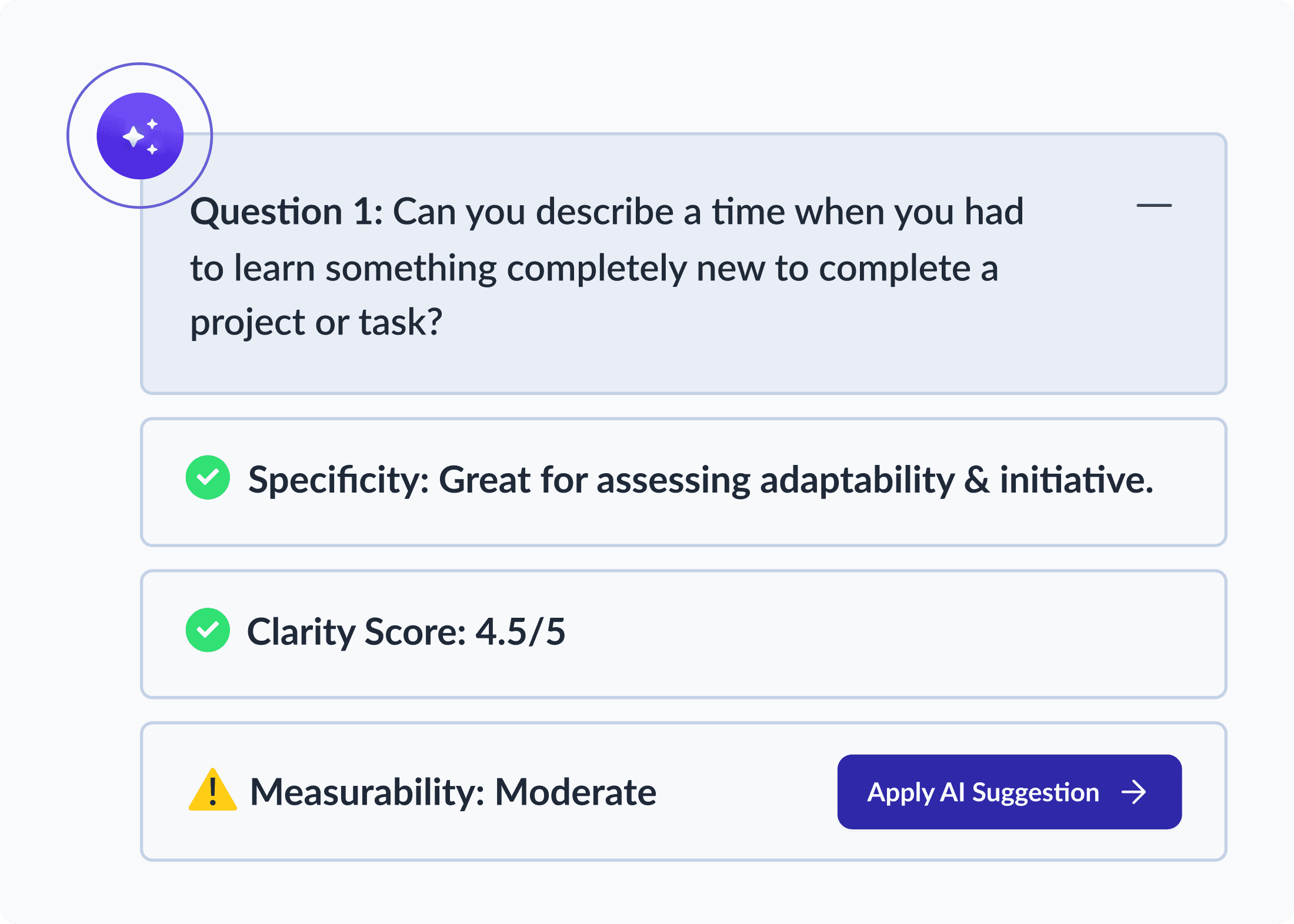 Question Quality Check