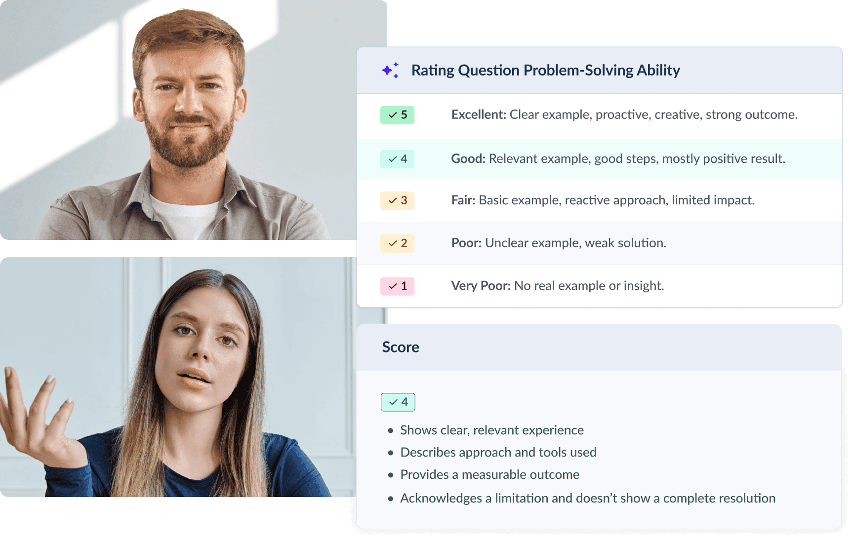 Rate responses in real time