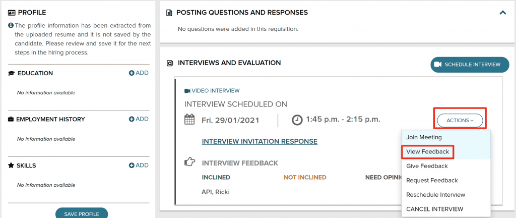 View Feedback in ADP Workforce Now®