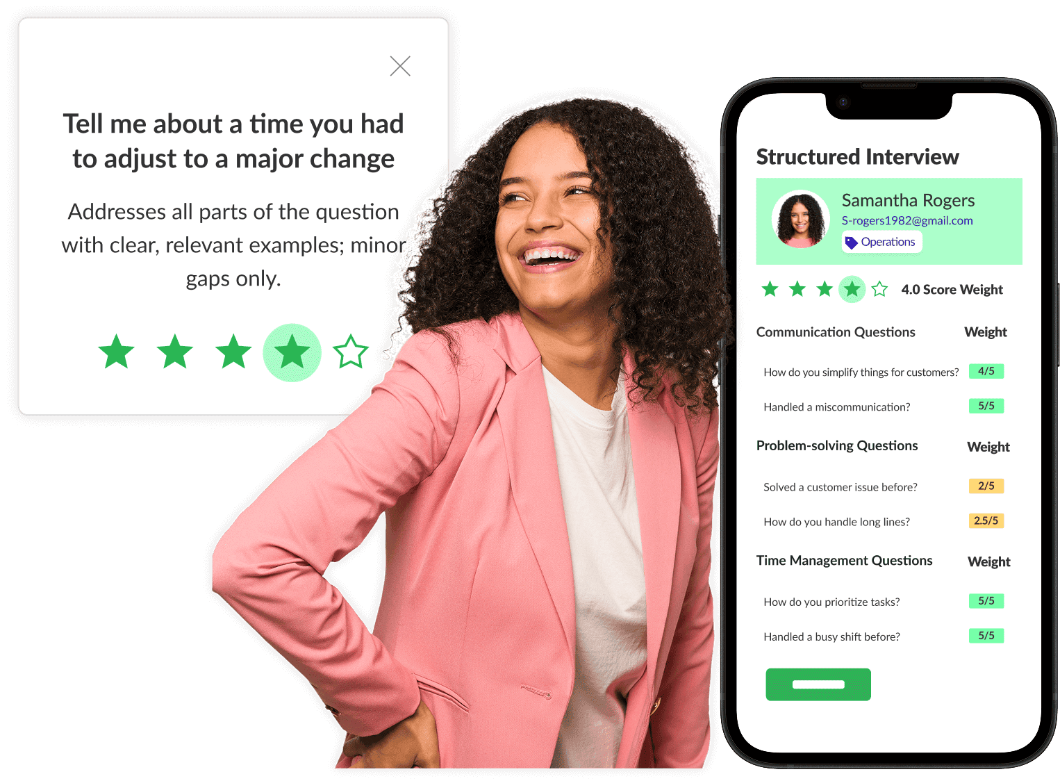 What is a structured interview?